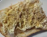 蒸し新玉葱の胡麻おかかカレートースト作り方5写真