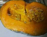 カボチャと豚の煮物作り方1写真