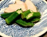 オクラのおひたし塩麹柚子胡椒！作り方5写真