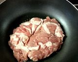 豆苗豚蒸し作り方1写真