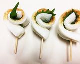 くるくる☆ちくわシソ巻き作り方3写真