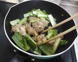 鶏と小松菜のピリ辛炒め作り方5写真