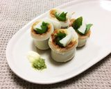 くるくる☆ちくわシソ巻き作り方4写真