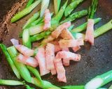 簡単！アスパラとベーコンのカレー炒め作り方4写真