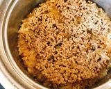 シンプル簡単炊き込み！挽肉と生姜のごはん作り方7写真