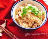 シンプル簡単炊き込み！挽肉と生姜のごはん作り方8写真