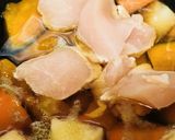 鶏肉とカボチャの甘煮●いろいろ野菜の煮物作り方2写真