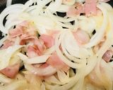 ベーコン＆トマトチーズソースのパスタ作り方1写真