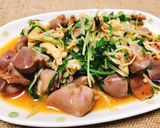 砂肝と水菜のスイートチリ炒め作り方6写真