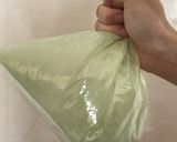 抹茶クッキー＊袋でもみもみ作り方2写真