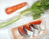 魚さけとセロリ人参の煮込み♪簡単作り方1写真