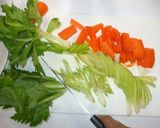 魚さけとセロリ人参の煮込み♪簡単作り方3写真