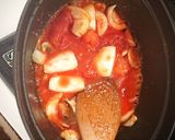 Staubでトマト缶とさんま缶と豆腐煮作り方5写真