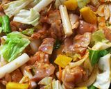簡単ホットプレートでチーズタッカルビ作り方15写真