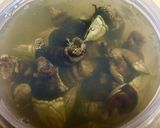 亀の手塩ゆで作り方1写真