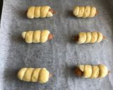 HMで簡単！ぐるぐるウインナーパン作り方5写真