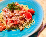 ツナとトマトの和風冷製パスタ作り方5写真