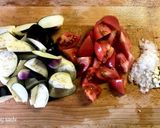 なすと鯖缶のトマト煮作り方1写真