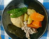 簡単肉じゃが あげ入りキャベツ入袋も作り方6写真