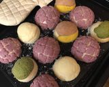 メロンパンdeコッタ紫陽花ミニマフィン型作り方21写真