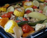 タンドリーチキンのぎゅうぎゅう焼き作り方5写真