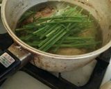 人参葉の茎のごま和え。エコ料理に。作り方1写真