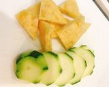 ズキーニと油揚げのお味噌汁作り方1写真