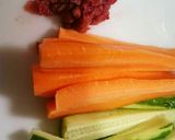 梅ﾏﾖの野菜スティック作り方1写真