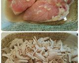 セロリと鶏肉の常備野菜作り方2写真