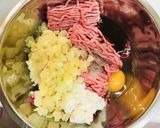 簡単イタリアンチーズハンバーグ作り方2写真