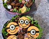 ミニオン☆運動会に☆キャラ弁☆作り方5写真