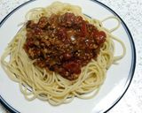 ミニトマトのボロネーゼ風スパゲティ作り方9写真