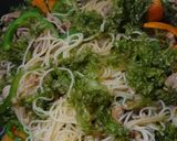 「漁師のまかない海苔」で焼きビーフン作り方10写真