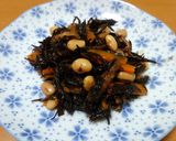 お弁当に簡単で甘辛！大豆とひじきの煮物作り方5写真
