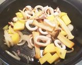 いかとエリンギのトマト煮込み作り方2写真