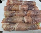 レンジ&ふりかけで簡単☆豚肉の梅しそ巻き作り方3写真