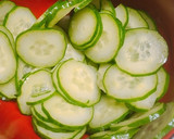 ササミときゅうりとわかめの胡麻ドレ和え作り方1写真