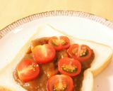 ☆カレーとトマトのチーズトースト☆作り方2写真
