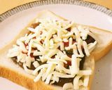 ☆カレーとトマトのチーズトースト☆作り方3写真