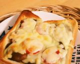 ☆カレーとトマトのチーズトースト☆作り方4写真