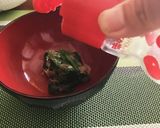 ズボラ母さんのほうれん草の即席お吸い物♬作り方1写真