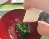 ズボラ母さんのほうれん草の即席お吸い物♬作り方2写真