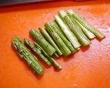 簡単！アスパラのガーリック炒め作り方1写真