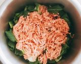 チンゲン菜と春雨とひき肉の炒め煮作り方1写真