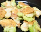 そら豆と桜えび＊おやき風おつまみ作り方6写真