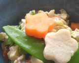 型抜きで作るかわいい高野豆腐煮♪作り方9写真