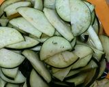 簡単♪蒸し茄子の薬味和え作り方1写真