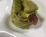 生ハムとアボカドの冷製レモンジェノベーゼ作り方4写真
