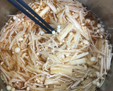 作り置き 韓国風 えのきのなめたけ作り方2写真