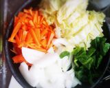 野菜たっぷり！我が家の特製肉団子スープ作り方2写真